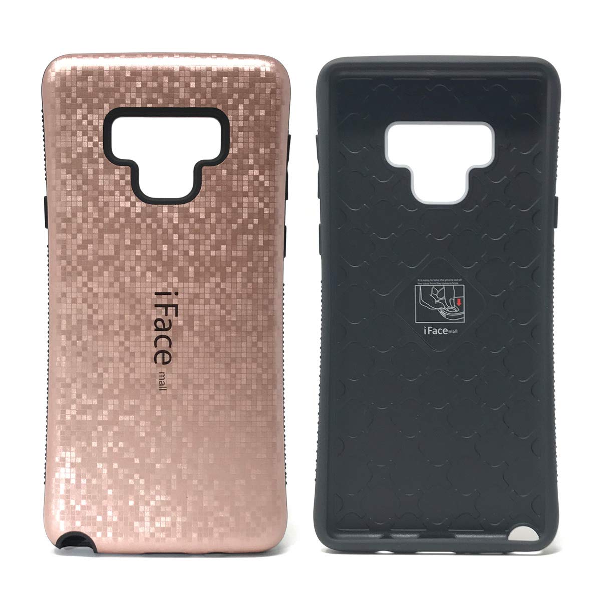 Amazon.co.jp: モザイク版 iFace mall Samsung Galaxy Note9 用 ケース