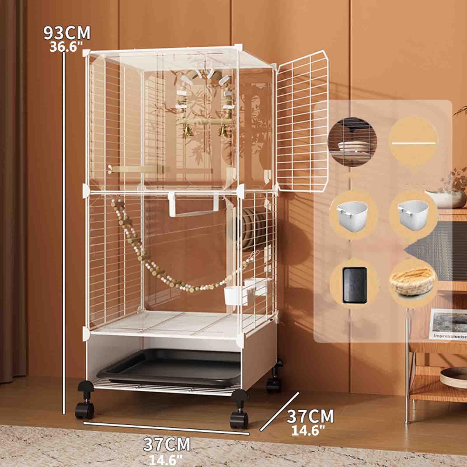 Amazon | 鳥かご、オカメインコ ケージ インコ用鳥かご DIY デザイン