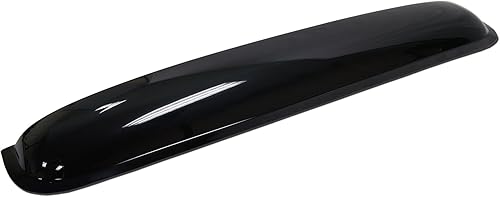 Deflector de viento para automóvil de 0.118 in, 43.307 in, 43.3 pulgadas, deflector de viento para automóvil, ruido, lluvia, viento, humo oscuro,