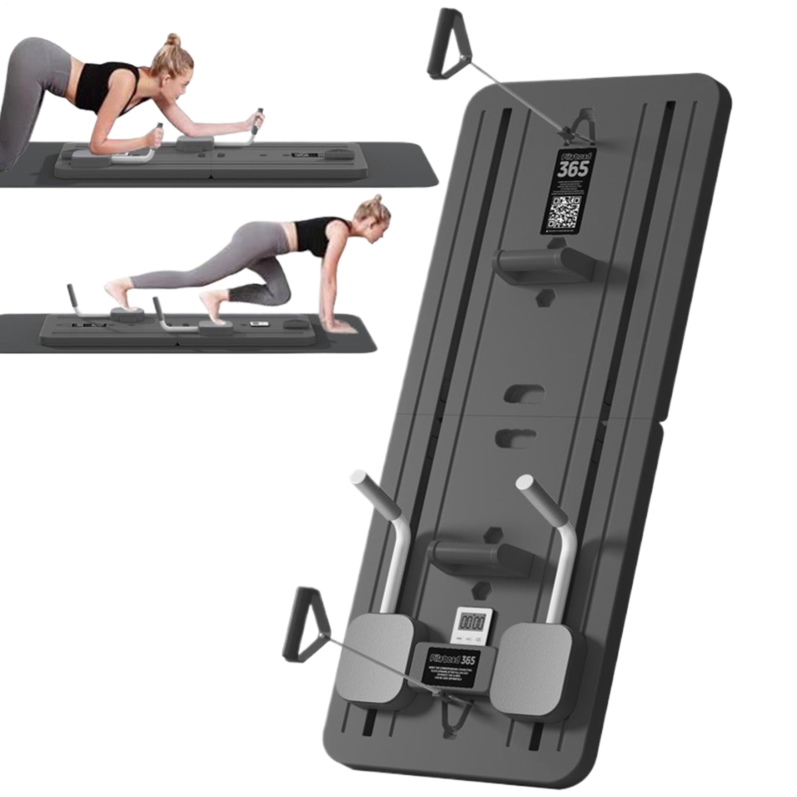 Home Pilates - Plataforma De Entrenamiento De Fitness Multifuncional ABS, Sistema De Equipo De Ejercicio De Base De Resistencia Ajustable, Diseño De Estabilidad Antideslizante | Entrenamiento