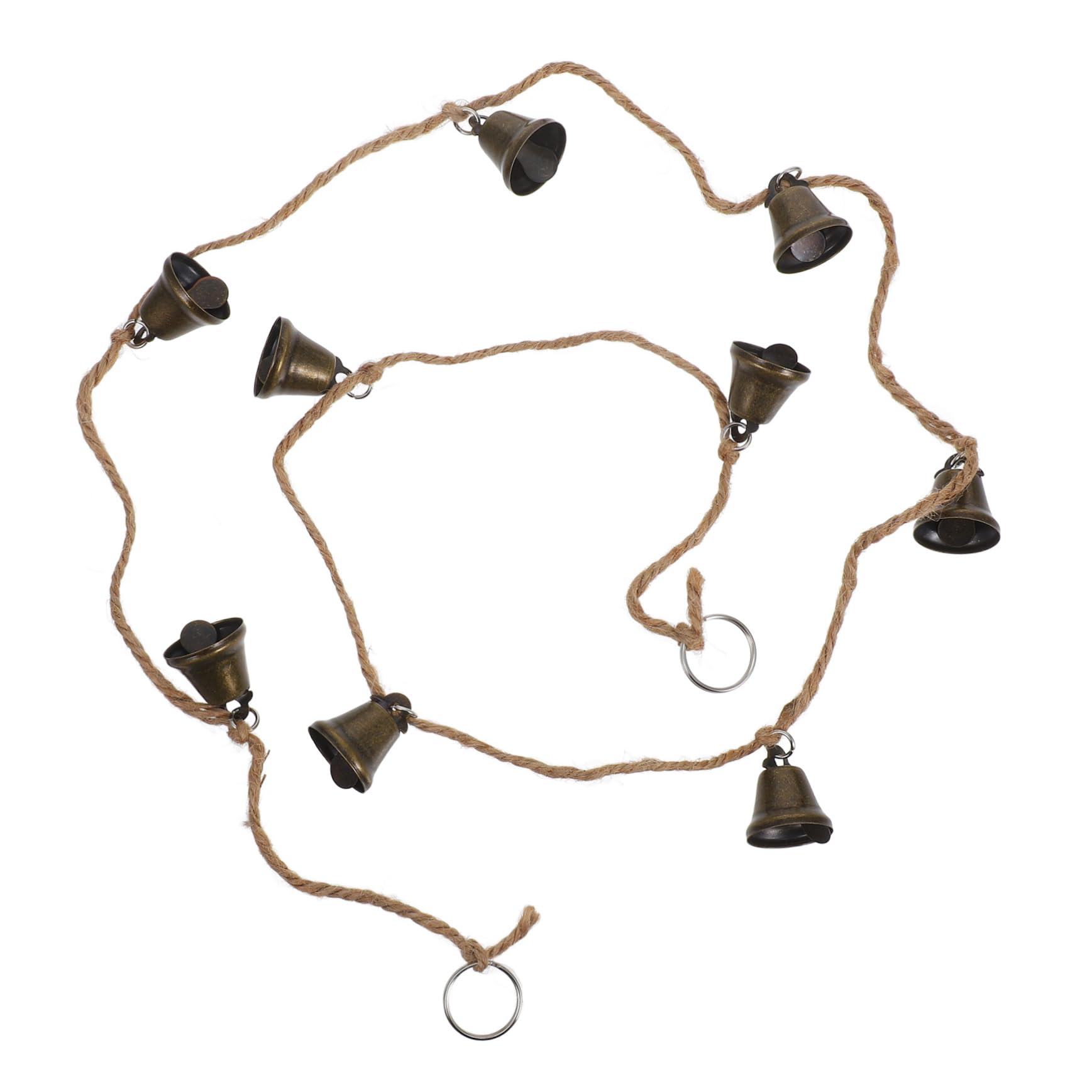 3 Piezas Cadena de Campanas Campana Colgante Decorativa para Colgar en la Puerta navideños Christmas Guirnalda Accesorios de Colgantes de Navidad TOPBATHY