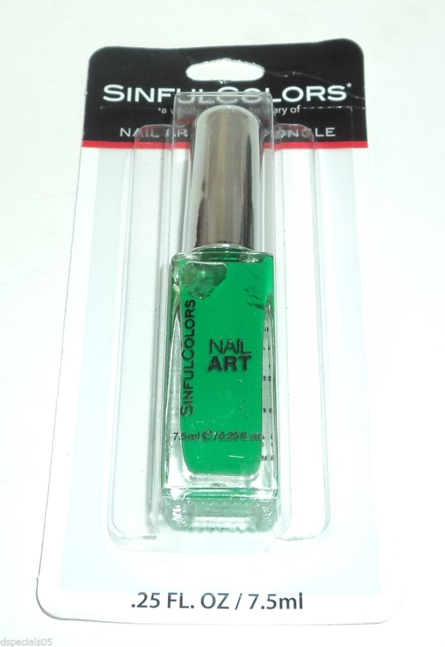 Sinful Colors Nail Art Enamel Polish Anxious Azure 1620 25 Oz