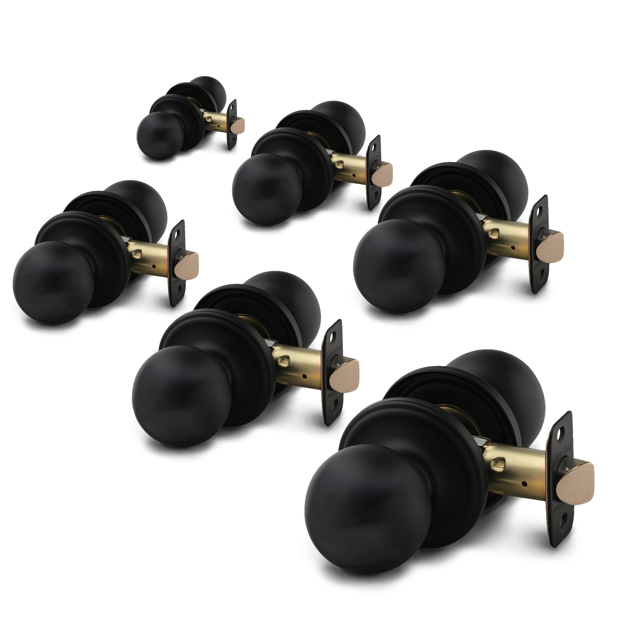 Satin Stainless Passage Door Knobs - Easy Install & Durable -20 Satin Stainless Passage Door Knobs - Easy Install & Durable -20