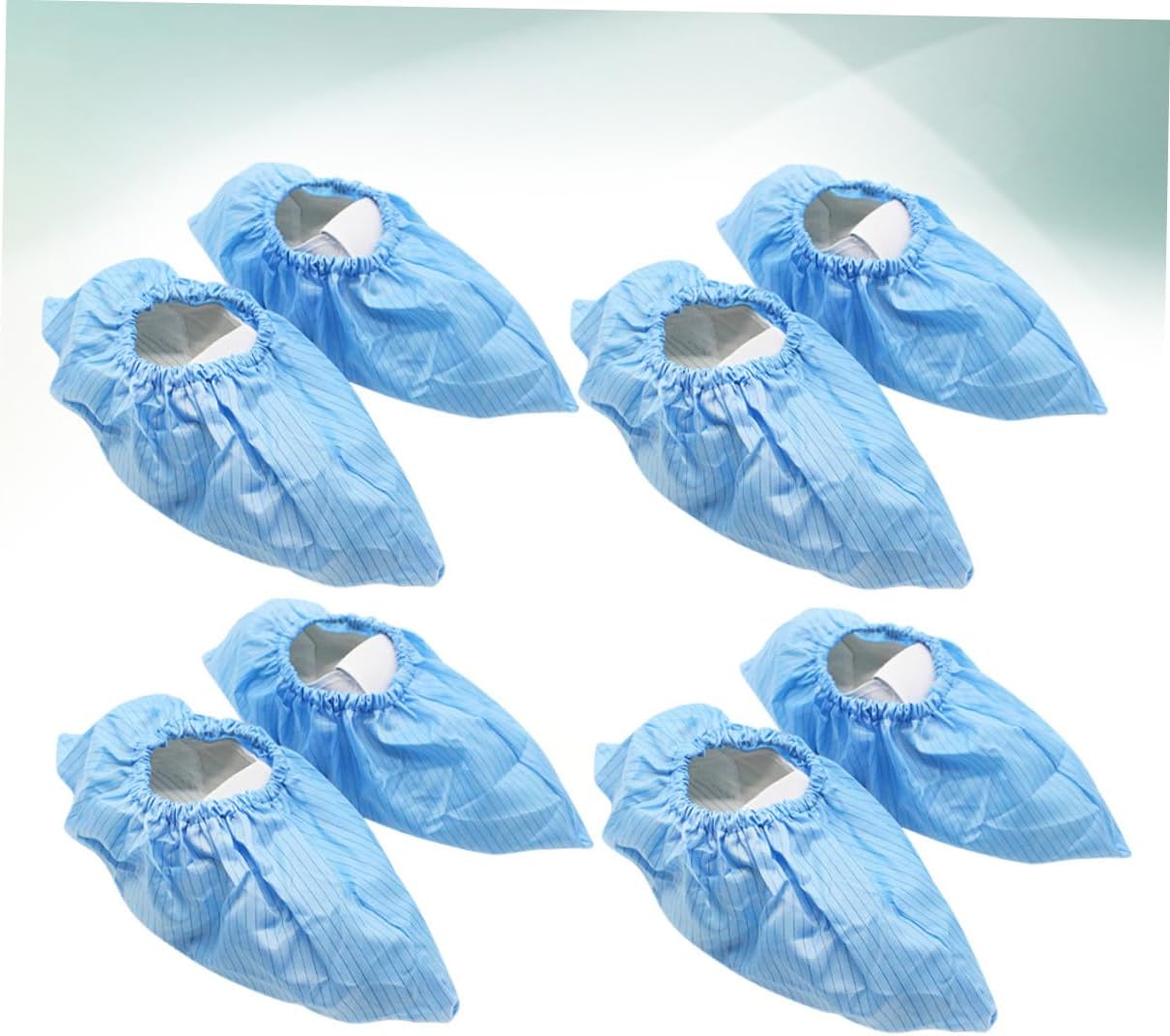 Luxshiny 4pairs Non-slip Shoe Protectors Reusable Static Foot Covers Static Washable for Lab Salon Workshop