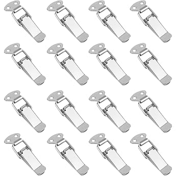 Stainless Steel Toggle Latch Pack of 16 Lever Lock for Boxes and Chests