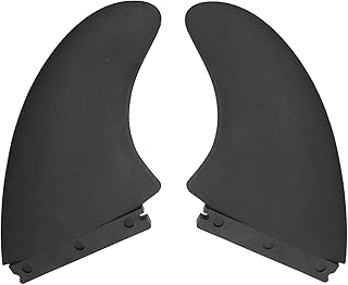 BORDSTRACT Paddle Board Fins, Surf & SUP Fin, A Pair of Center Paddle Board Fin, Replacement PVC Long Surfboard Tail Fin for Inflatable Paddle Boards, Kayak, Canoe Stand Up Plastic Fin