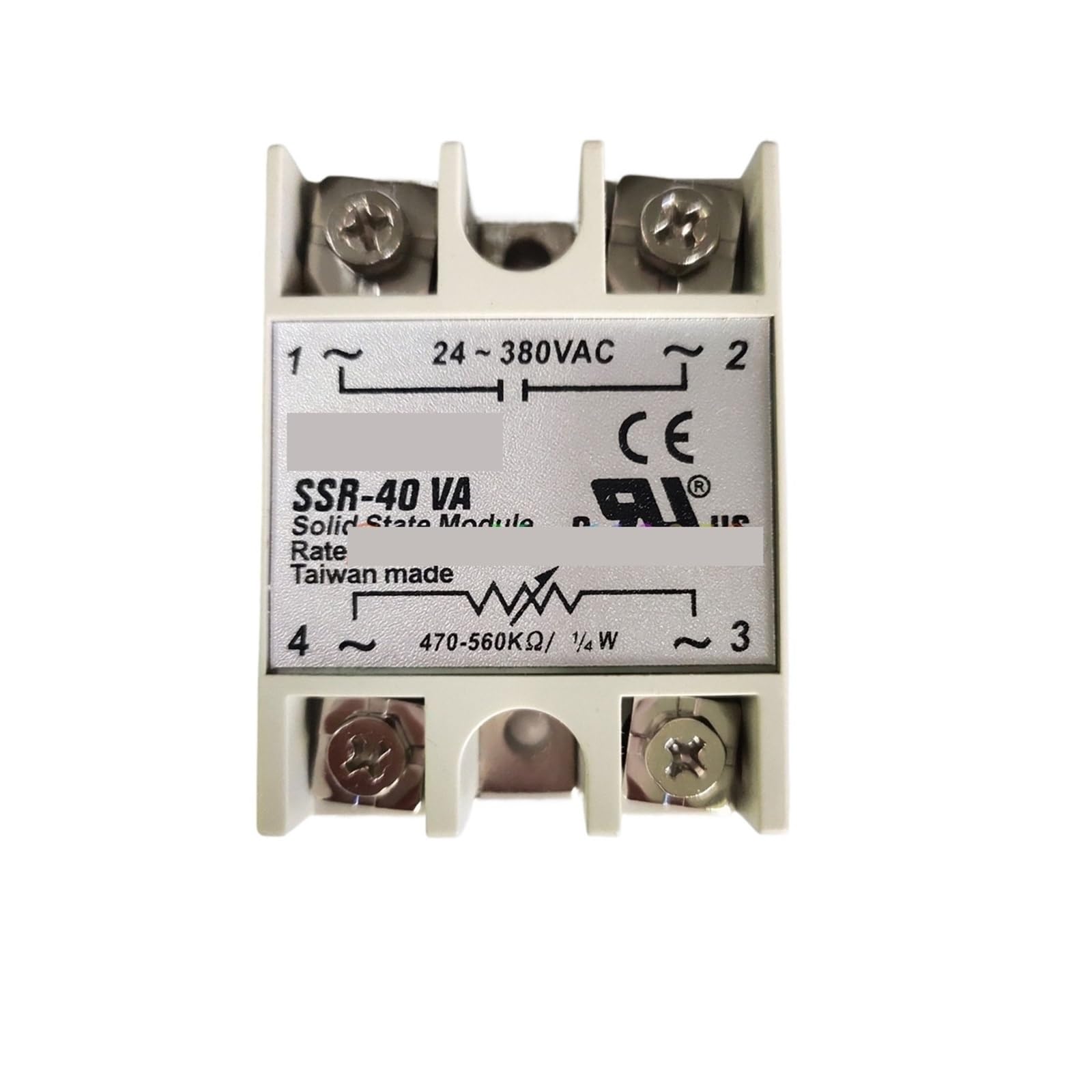 Relais statique SSR-40VA 40A monophasé haute isolation avec régulateur 1/4W