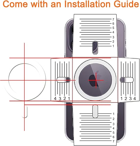Miniatura 8 de COJOC 3 calcomanías de anillo Magsafe, adaptador de conversión magnético universal compatible con accesorios de carga inalámbrica para iPhone