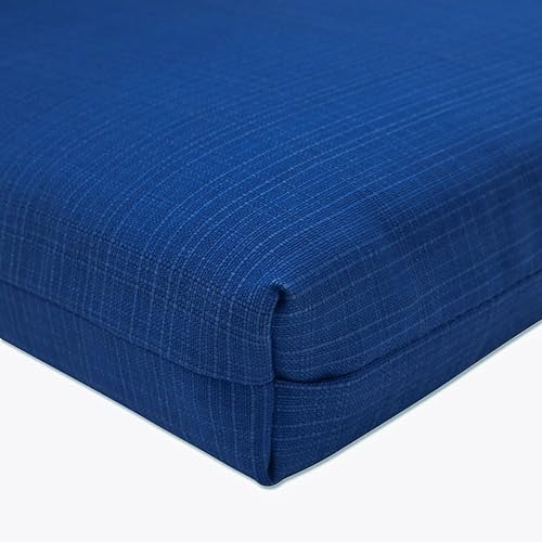 Miniatura 7 de Pillow Perfect - Cojín cuadrado para asiento de esquina para exteriores o interiores, color cobalto