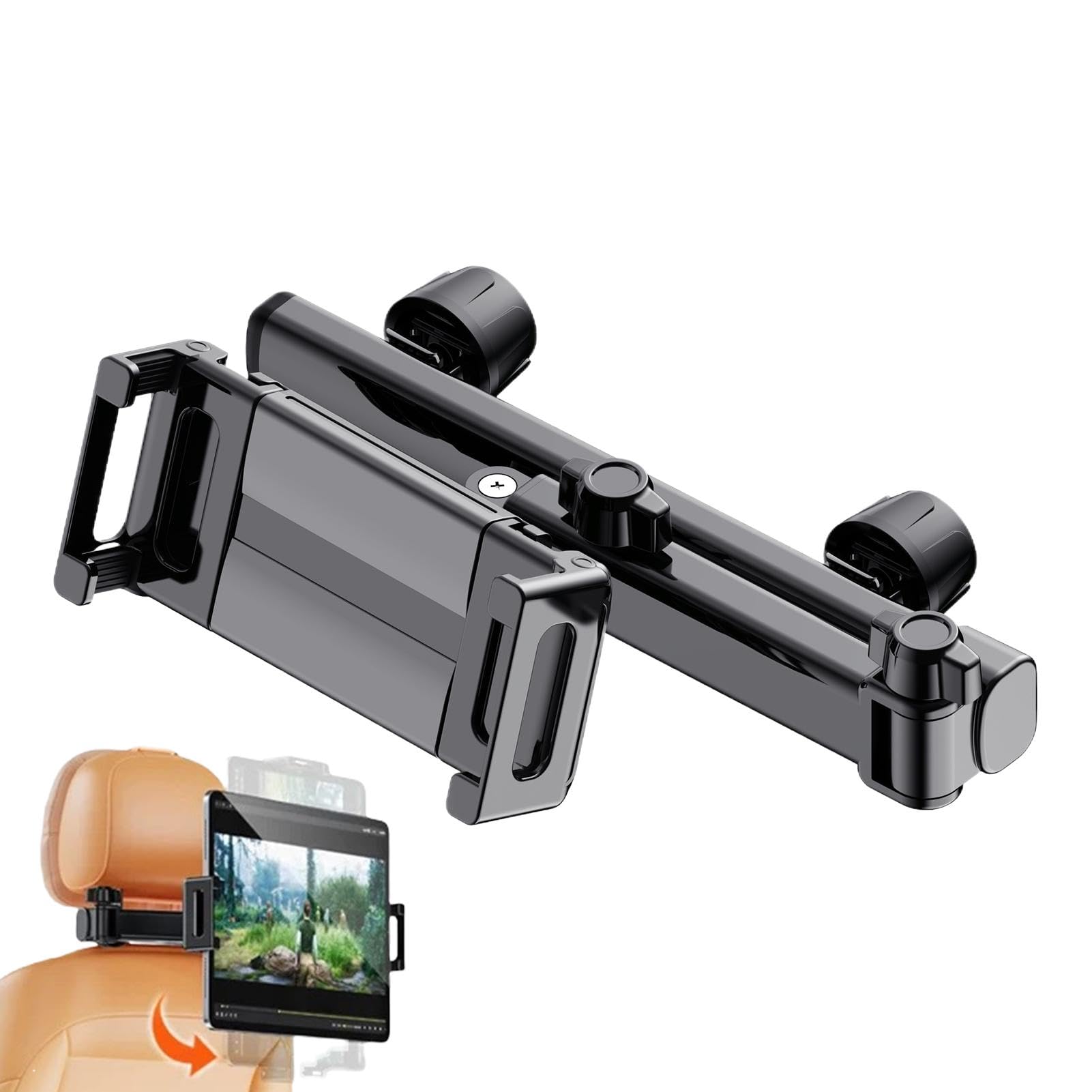 Soporte telescópico para tablet para coche ajustable y universal 8