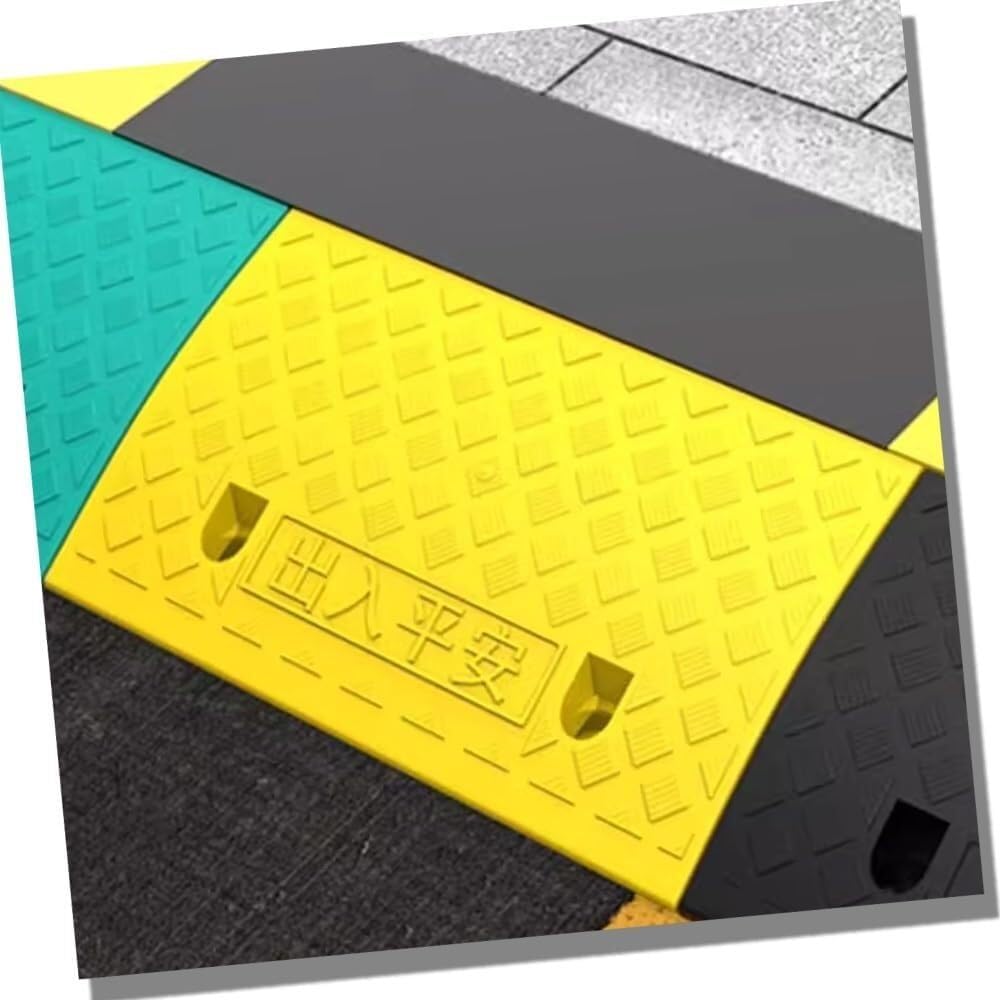 Rampe de bordure antidérapante et robuste pour voiture et scooter