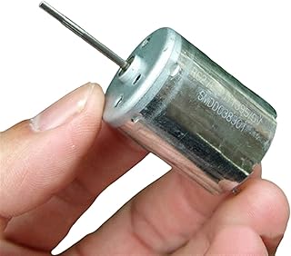 GRASAKY Model Geared DIY Hobby Toy Model Motor, DC 6V 12V 10000RPM, Mini 370 Motor with Precious Metal Brush, 23mm Long Shaft 6-Pole Rotor, High Speed Large Torque Rotating Torque