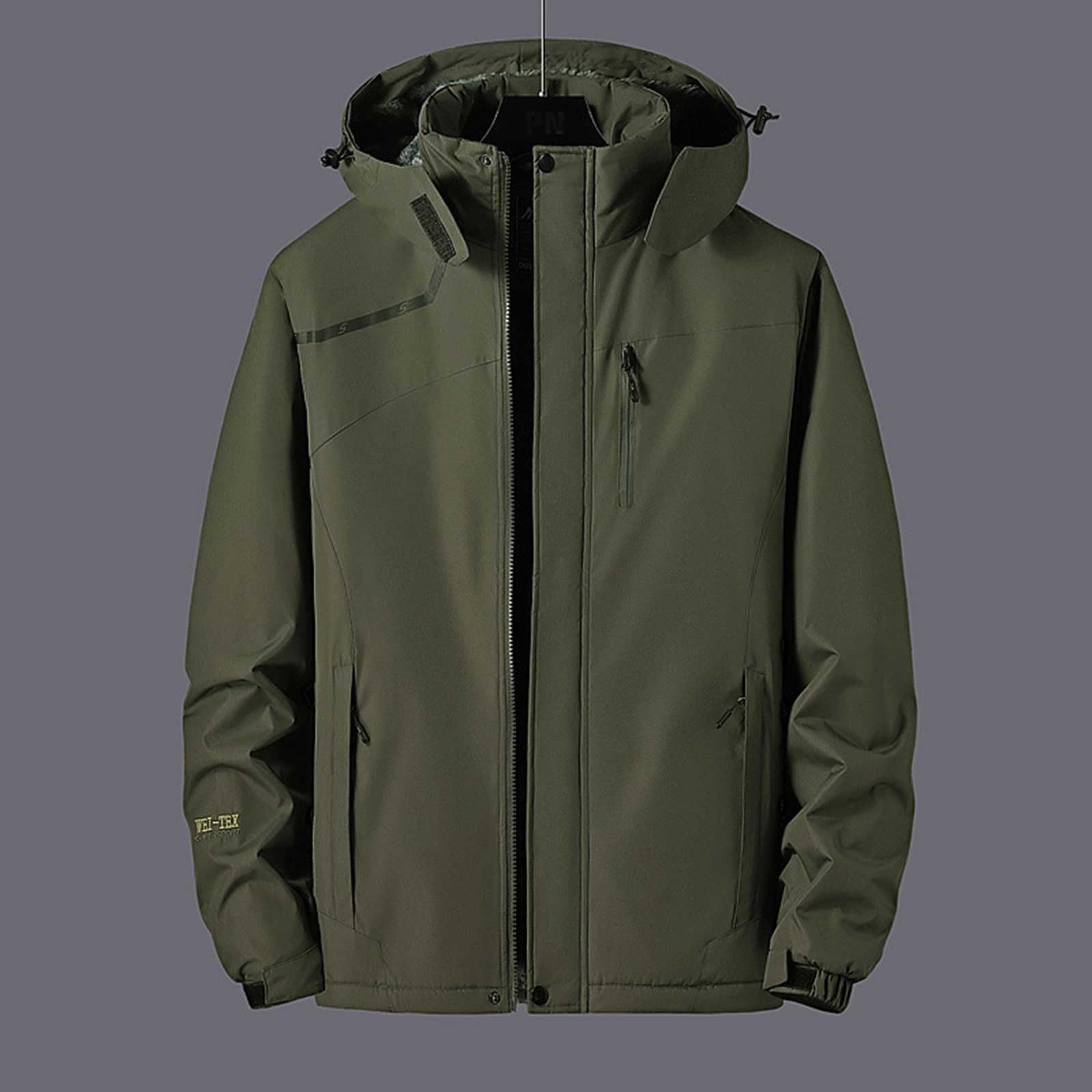 Generico Giacca Sci Uomo Caldo Giaccone Impermeabile Cappotto Termica Giubbotto Uomo Invernale Pesante Giacche da Lavoro Antivento Tecnica Montagna Calda Giacchetto Winter Jacket Men Parka Trekking