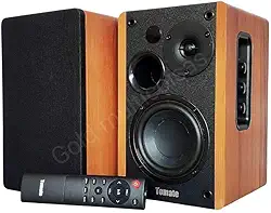 Caixa De Som Ativa Monitor Bluetooth Óptico Tomate Mts 2026 Preto