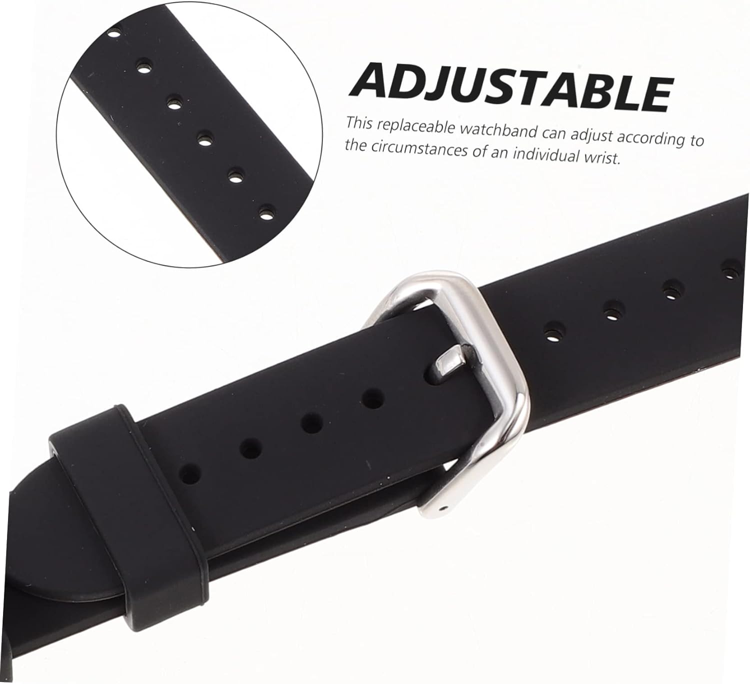 Angoily 2pcs Silicone Strap Supple Band Watch Band Watch Belt Smart Watch Sports Band Sport Watches Watch Strap