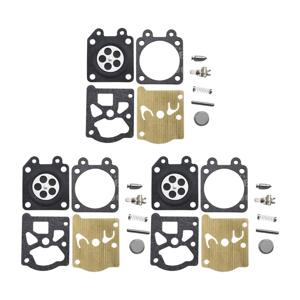 Kit de réparation de carburateur 3 pièces pour tronçonneuses 350 et 371