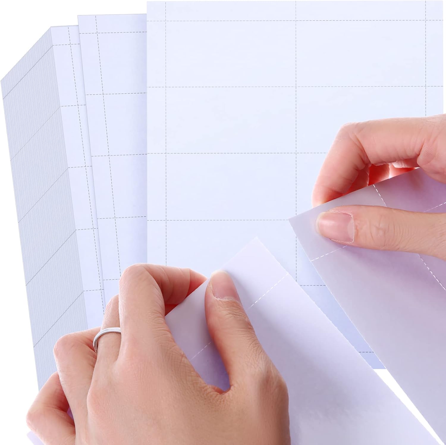 SATINIOR 100 Sheets Blank Business Cards Printable