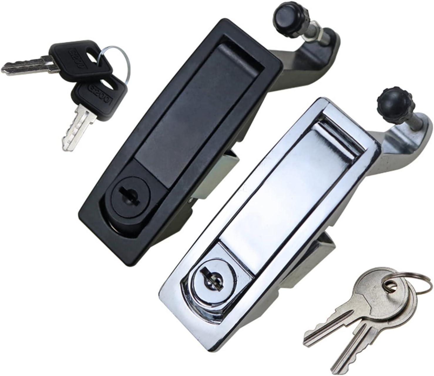 Electrical Panel Lock Electric Equipment Push Button Compression Trigger Flush Lock 1Pcs (Color : MS606-4)