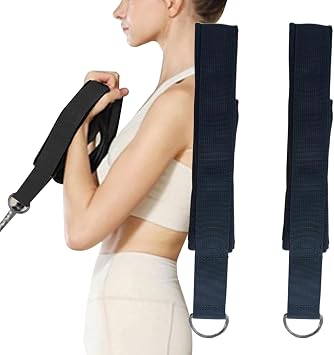 Pilates Reformer Straps, Double Ring Exercise Bands, Pilates Reformer Stretching Straps for Physical Fitness Home Workout Gym Exercise Ballet Dance Yoga