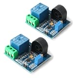 HiLetgo 2pcs 5A AC Current Sensor Current Detection Sensor Relay 12V AC Current Relay Module AC Sensor AC Current Relay Switch with Over Current Protection