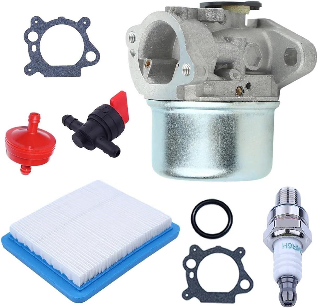 Carburetor Spark Plug Primer Bulb Fit For 6.25 6.75 Hp Engine Mower OEM 675 799868