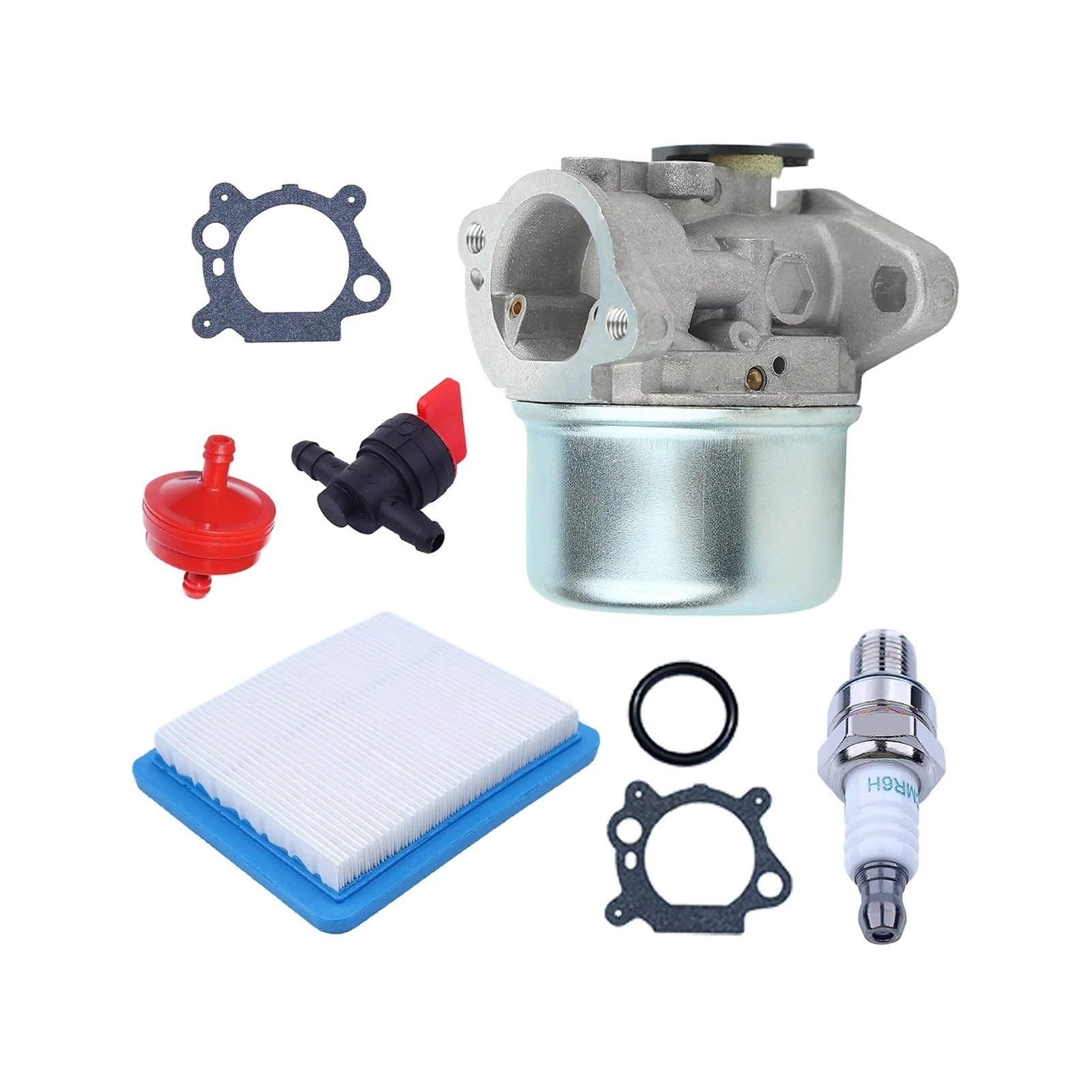 Bombilla de cebado de bujía de carburador Compatible con cortacésped de Motor 6,25 6,75 HP OEM 675 799868