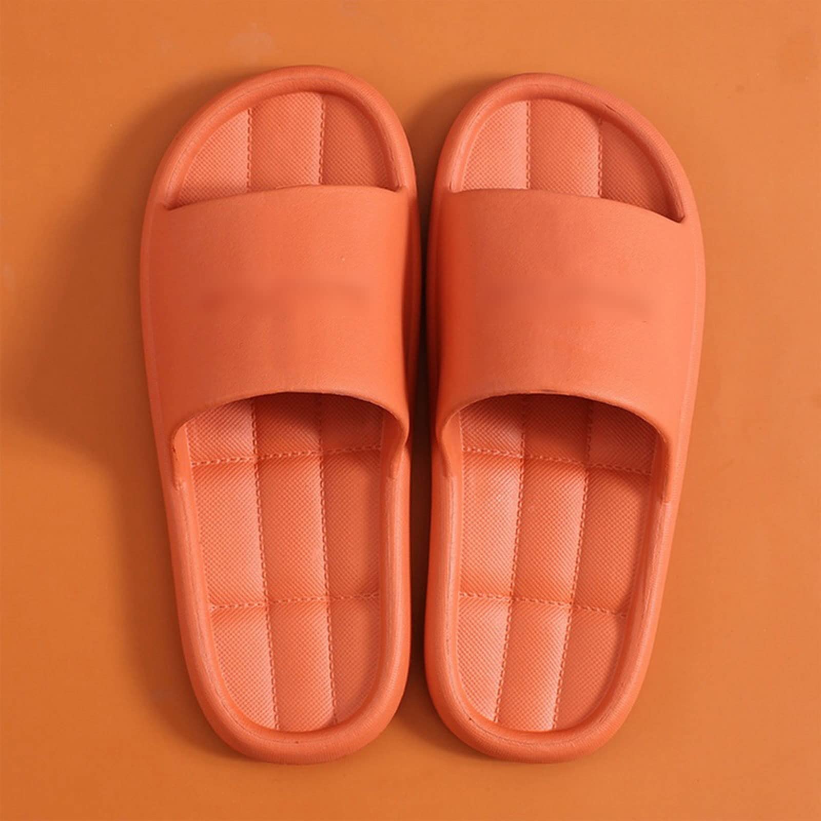 Ciabatte da Donna, Unisex, da Uomo, per Coppia, Impermeabili, da Bagno, estive, da Spiaggia, Antiscivolo, per Interni e casa, con Suola Morbida (Nero 44/45 EU)