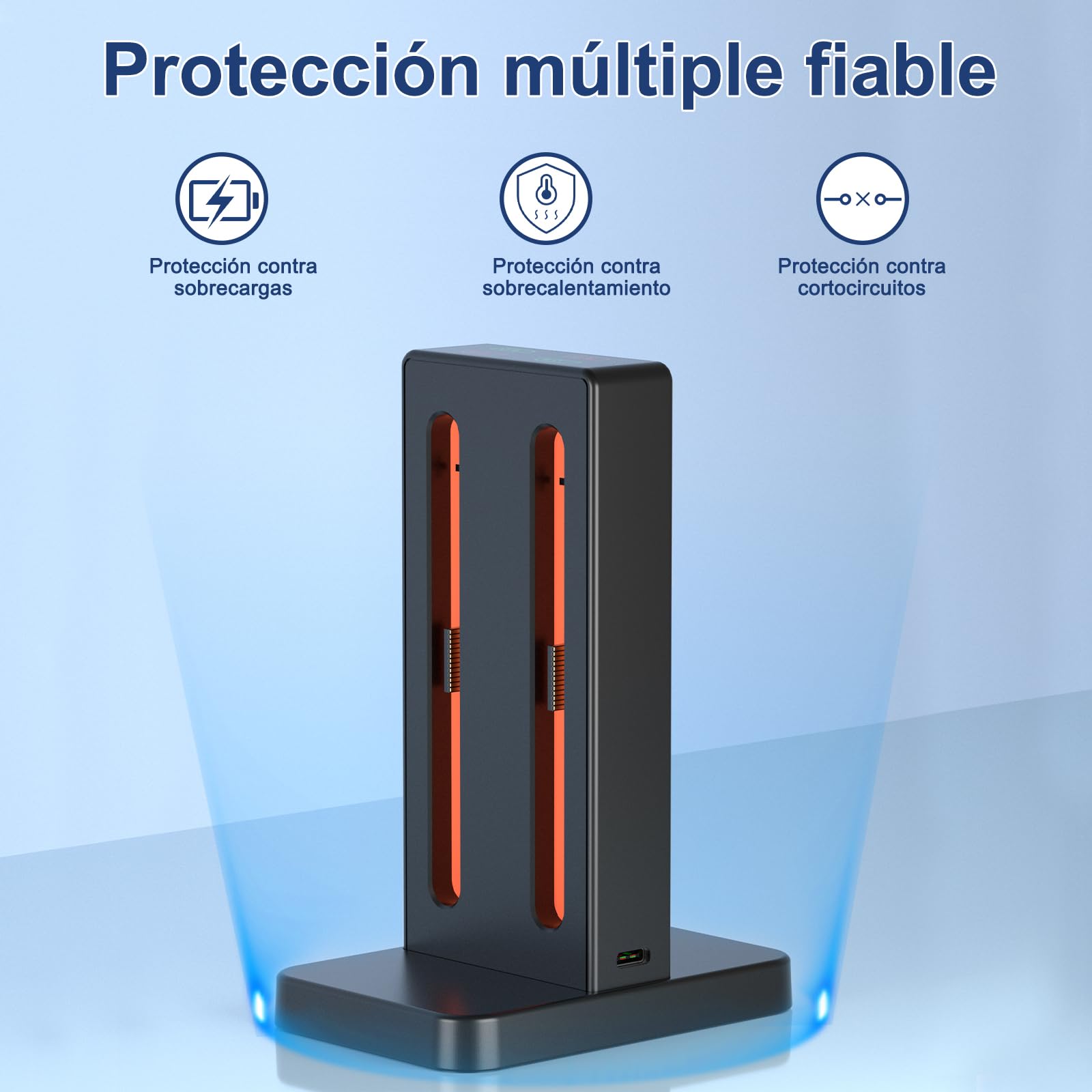 Base de Carga para Switch 2, [Versión 2025] Diyife 4 en 1 Cargador para Nintendo Switch 2, Joy-con Chargers Dock, Cargador del Controlador, Base de Carga para Joycon con Indicador LED y Puerto USB-C