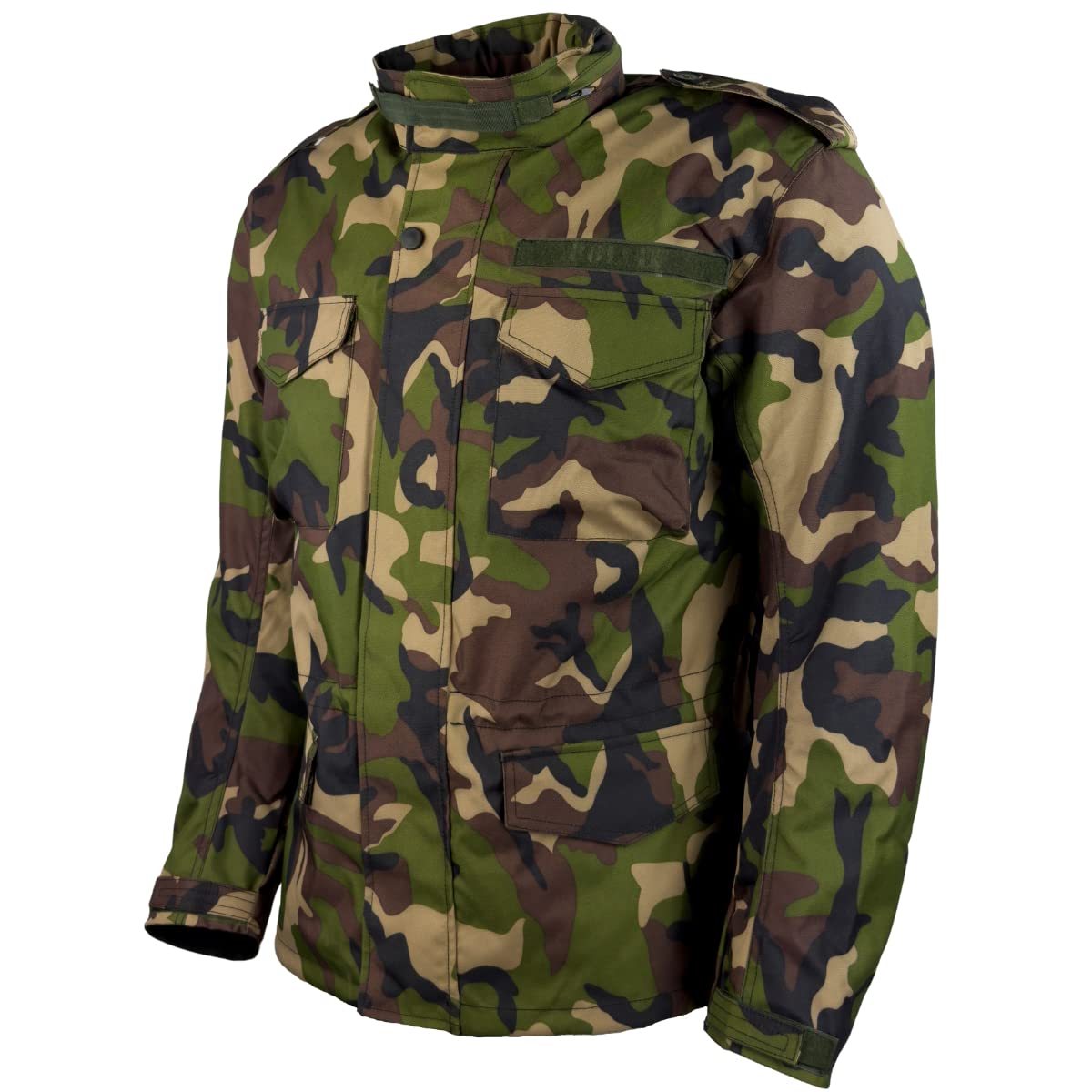 chaqueta moto camuflaje