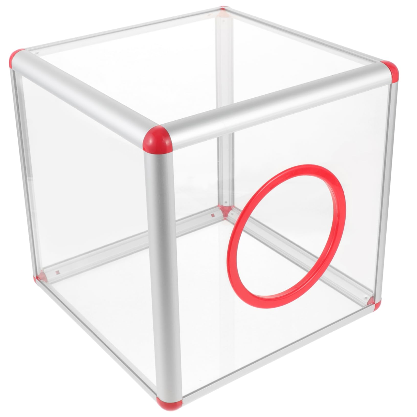SHINEOFI Caja de Rifa de Acrílico Transparente para Sorteo Diseño Ranura y Capacidad para Billetes Adecuado para Bodas y Reuniones Empresariales