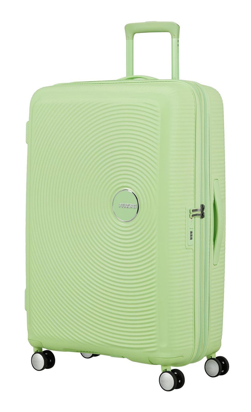 American Tourister carrello Soundbox Spinner 77/28 TSA EXP Trolley Kiwi Green verde chiaro