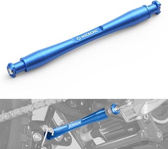 NICECNC Foot Pegs Support Brace with O-Rings, CNC 6061-T6 Aluminum, Blue