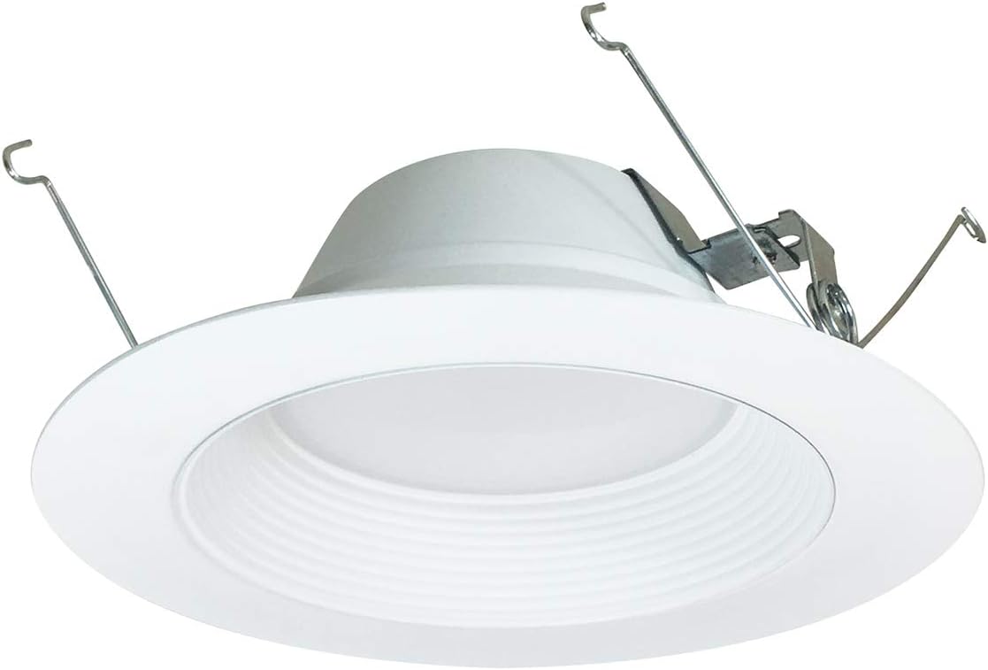 Nora NOXAC-563150WW 5" or 6" AC Onyx Round Retrofit Trim, White (5000K, Reflector)