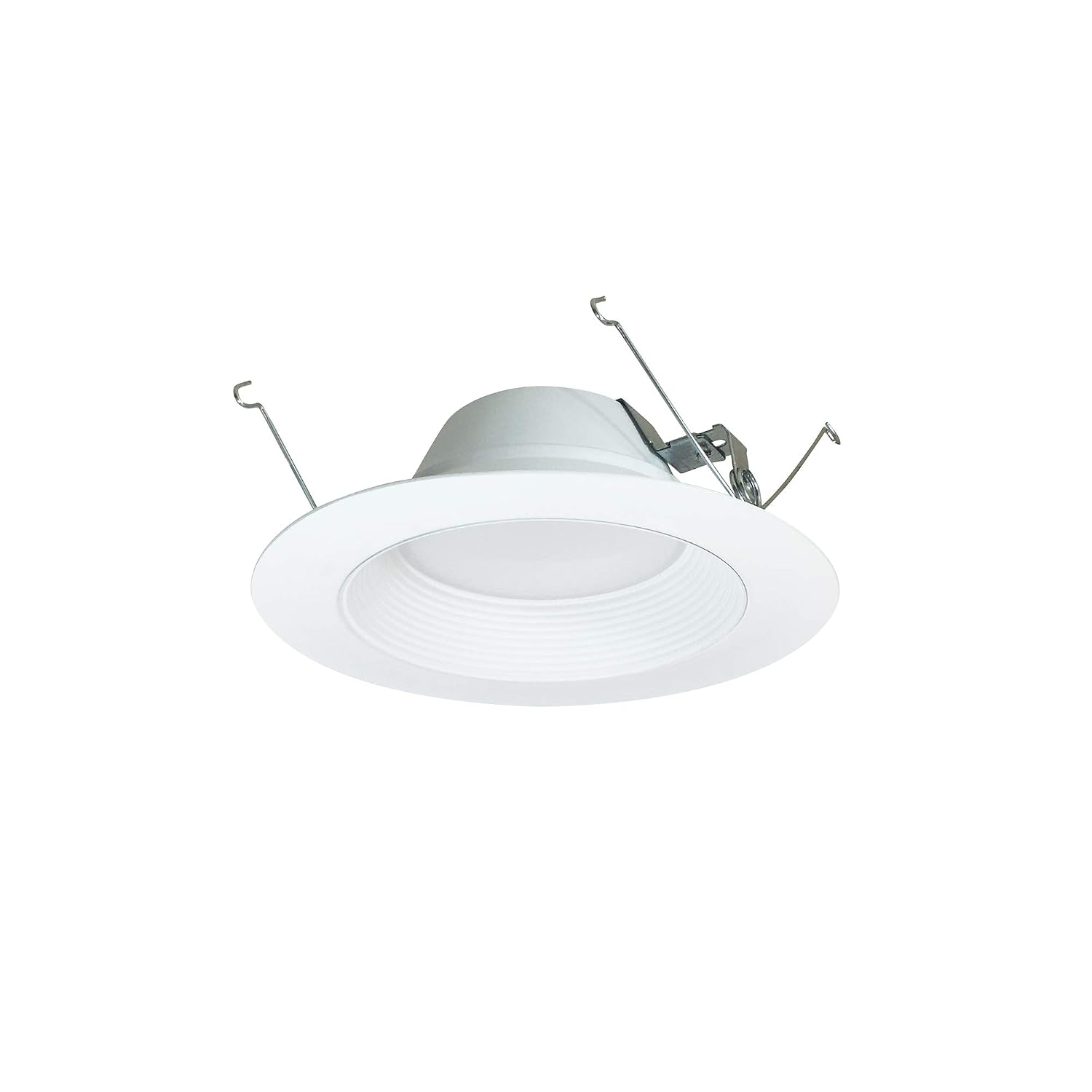 Nora NOXAC-563230WW 5" or 6" AC Onyx Round Retrofit Trim, White (3000K, Baffle)