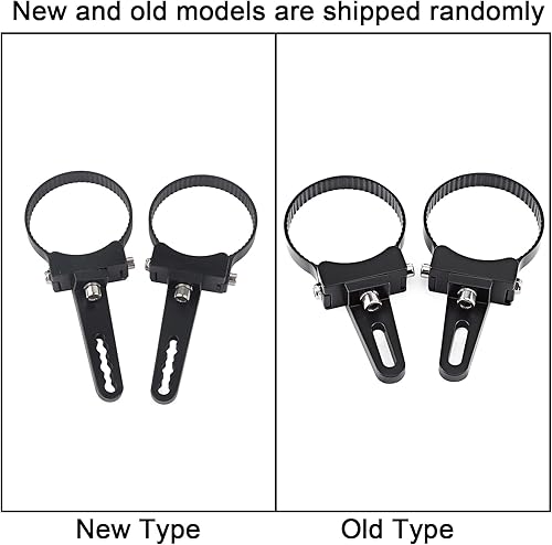 Miniatura 3 de Qiilu Soportes de montaje para barra de luz LED, 2 piezas de barra de luz todoterreno para automóvil, camión, ATV, soporte de montaje, kit de