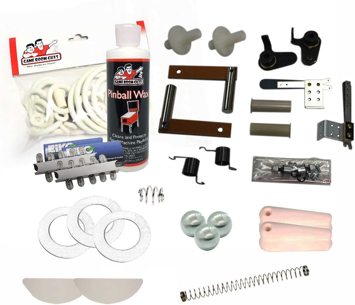 Game Room Guys 1962 Gottlieb Cover Girl Pinball White Premium Maintenance Kit