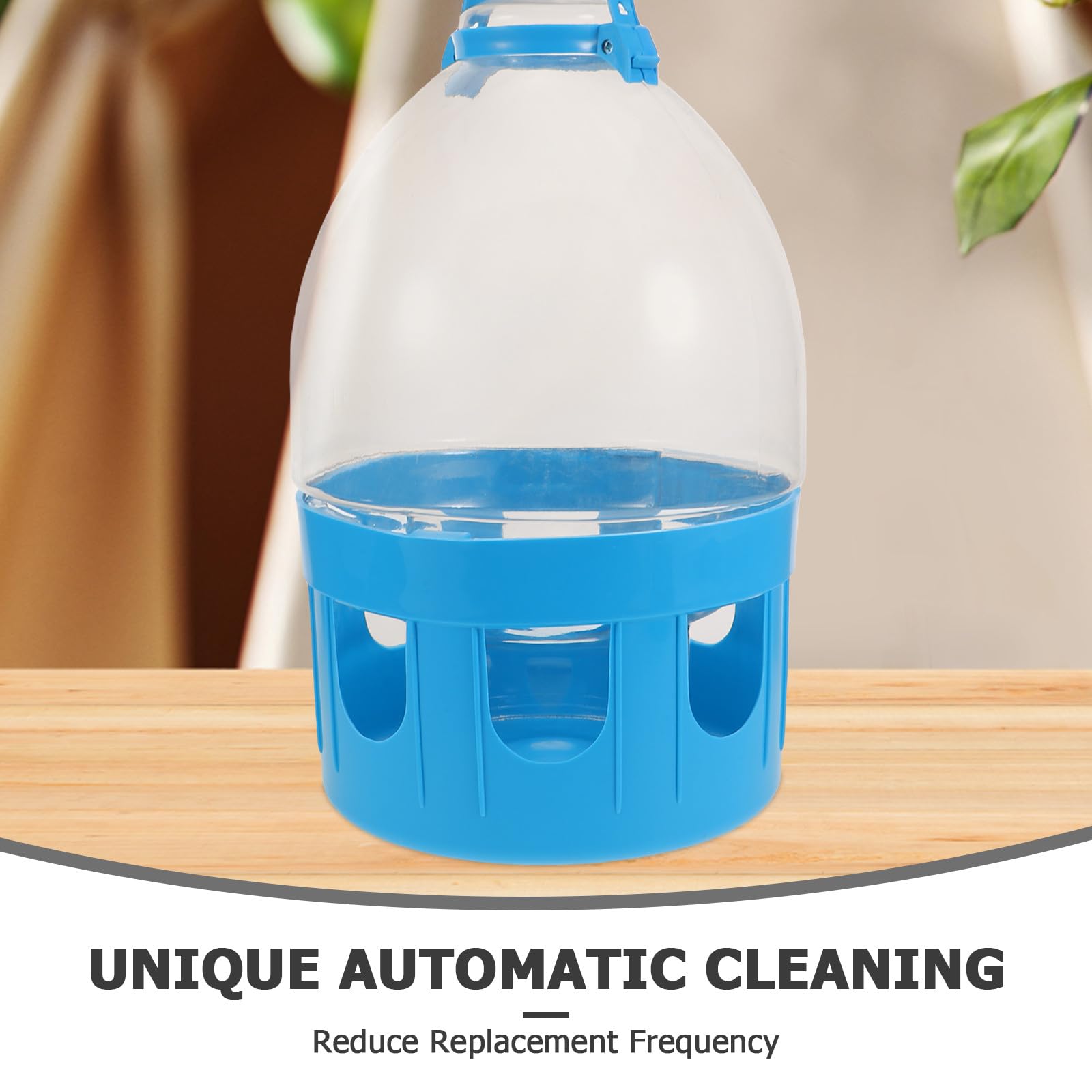 DOITOOL Bebedero para Palomas: Dispensador automático de Agua para Palomas y Aves de Corral de 10 l - Botella Colgante para Jaula - Bebedero para Aves de Corral para Interior y Exterior