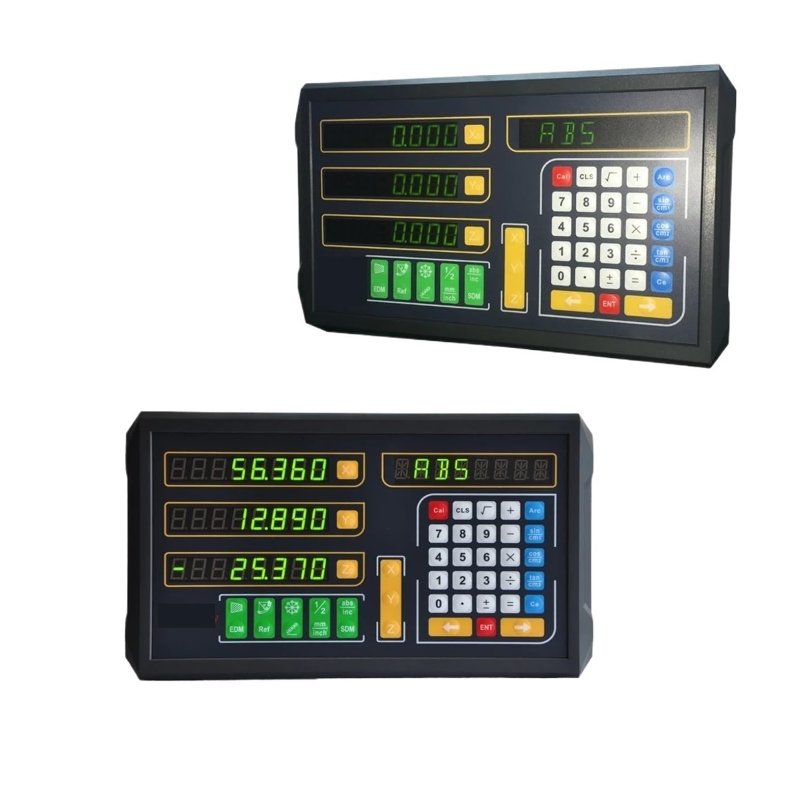 5MNG0Y8 2,3 Axis, Digital Readout Display, LED Economy Muti-Function for Linear Scale Magnetic Scale Rotary Encoder LAT(2 Axis with RS232)