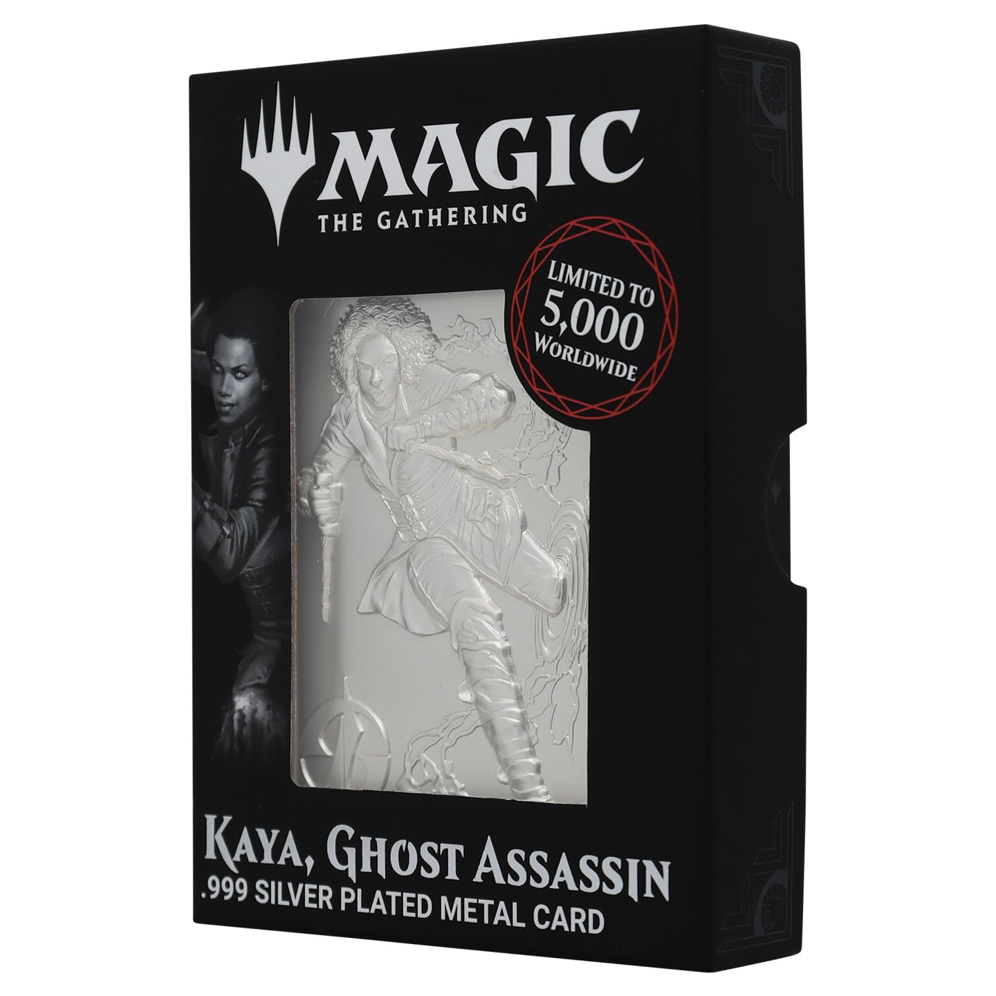 Lingot Plaqué Argent 999 Karn - Magic The Gathering Édition Limitée (1 Sur 5000) - Avec Présentoir Collection Plaqué Argent 999