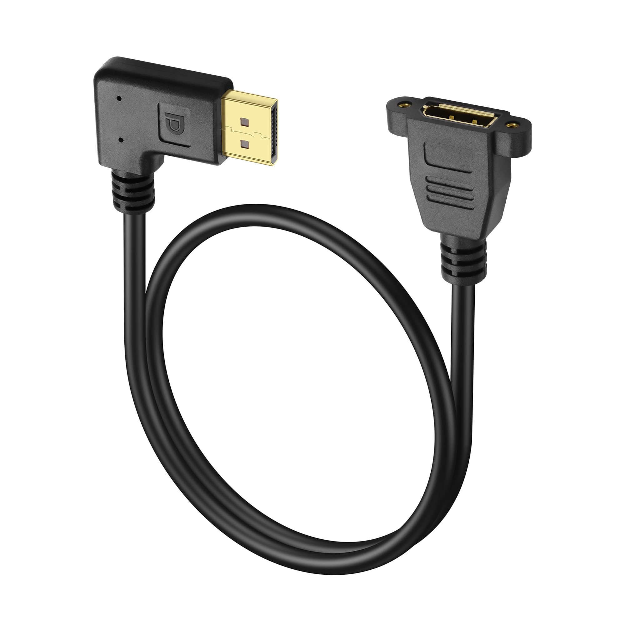 Amazon.com: JSADZKJ Left Angle DisplayPort 1.4 Panel Cable DP to
