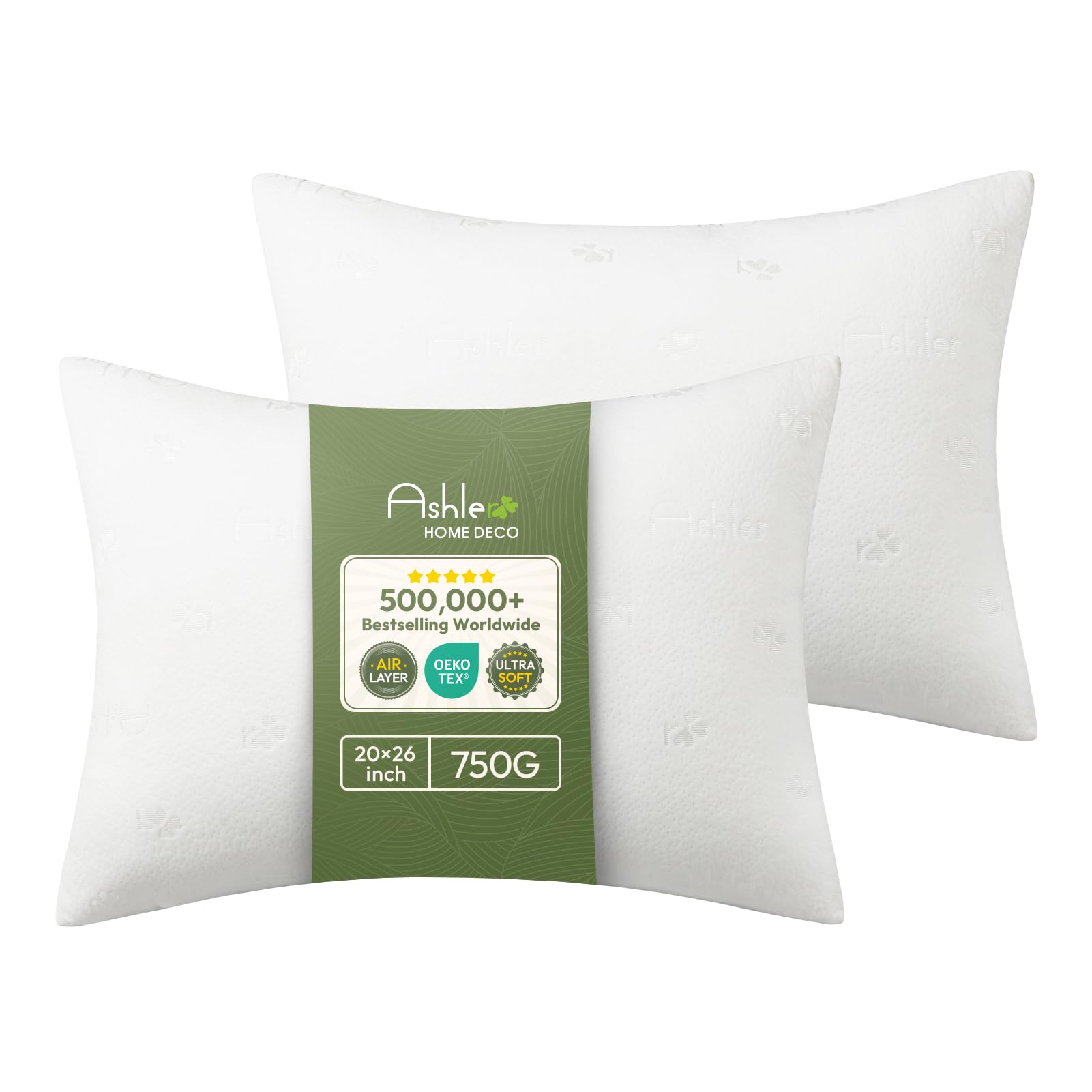 Amazon.com: Ashler Throw Pillow Inserts- 20x26 Pillow Inserts with