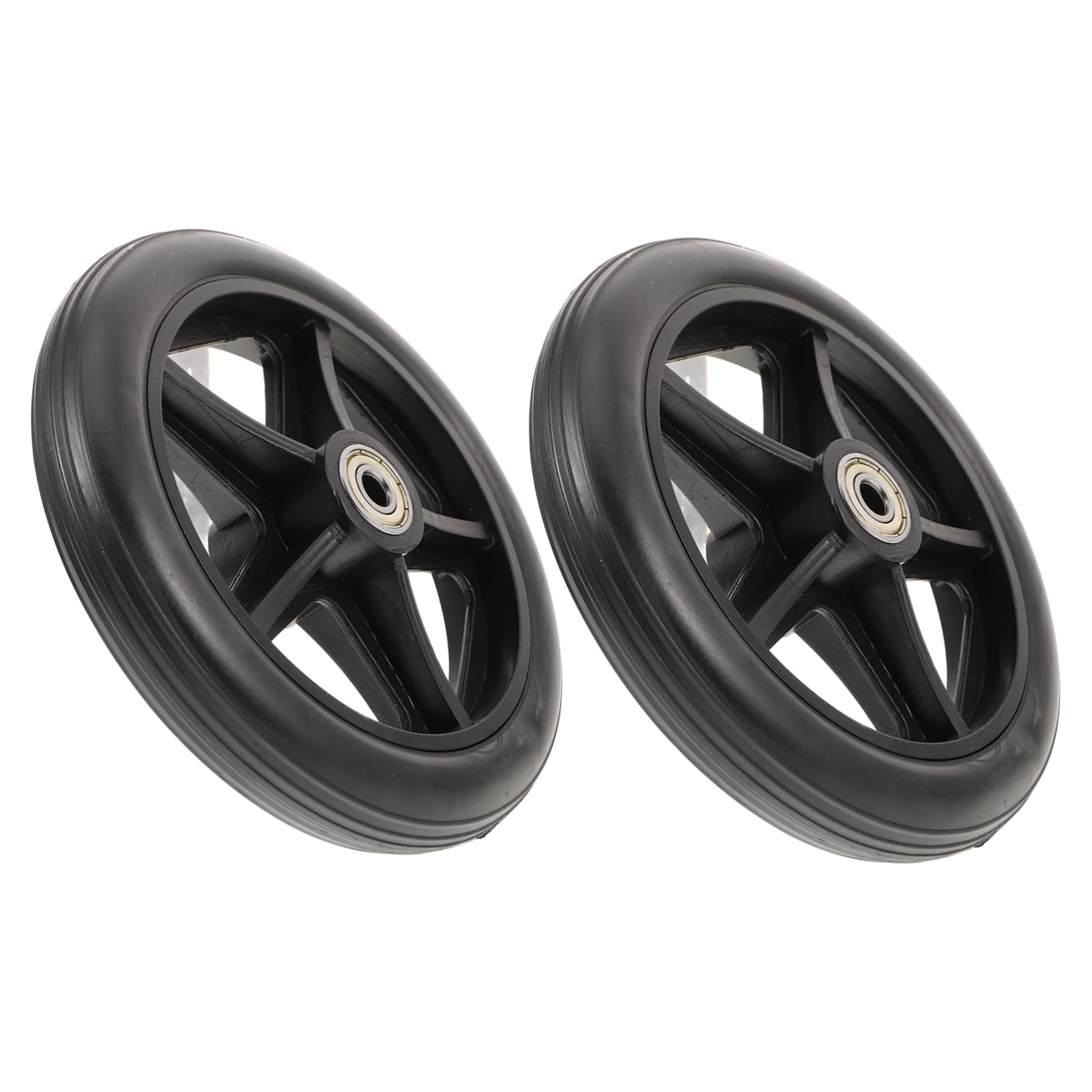 TOVINANNA 2pcs Replacement for Wheelchairs Wheelchair Wheelchair Accessories PVC Steel Wheelchair Wheels Replacement