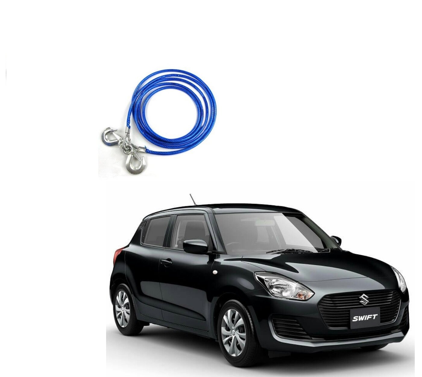Kozdiko Car Emergency Tow Pull Rope Snatch Strap for Car 6 Ton 12MM-image-21