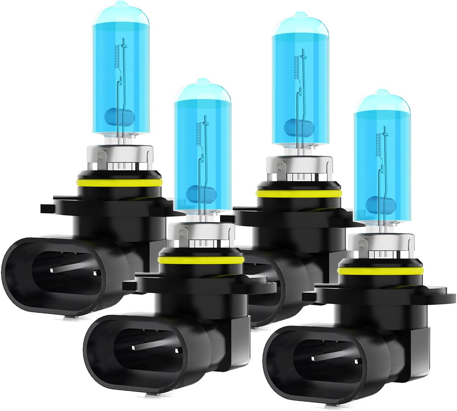 Headlights Fit for Toyota Avalon 2013-2015 Halogen Headlight Bulbs, 9005 High Beams 9005 Low Beams, High Power 6000K White Light, Pack of 4