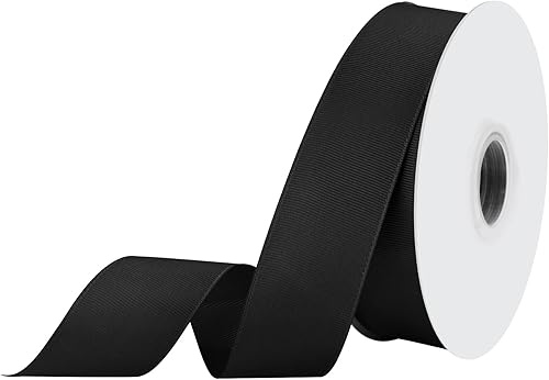 Miniatura 2 de Maclemon Cinta de grogrén de niebla azul de 58 pulgadas x 100 yardas para manualidades, lazos para el cabello, envoltorios de regalos, artes,