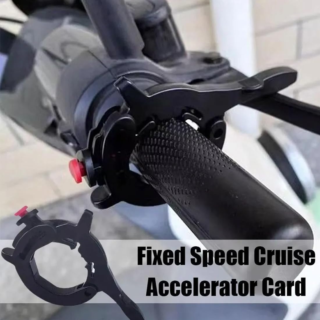 GXGM Blocco Acceleratore Per Moto,Cruise Control Per Moto,Controllo Della Velocità Di Crociera Della Motocicletta,Assist Wrist Cruise Blocco Acceleratore-In materiale ABS