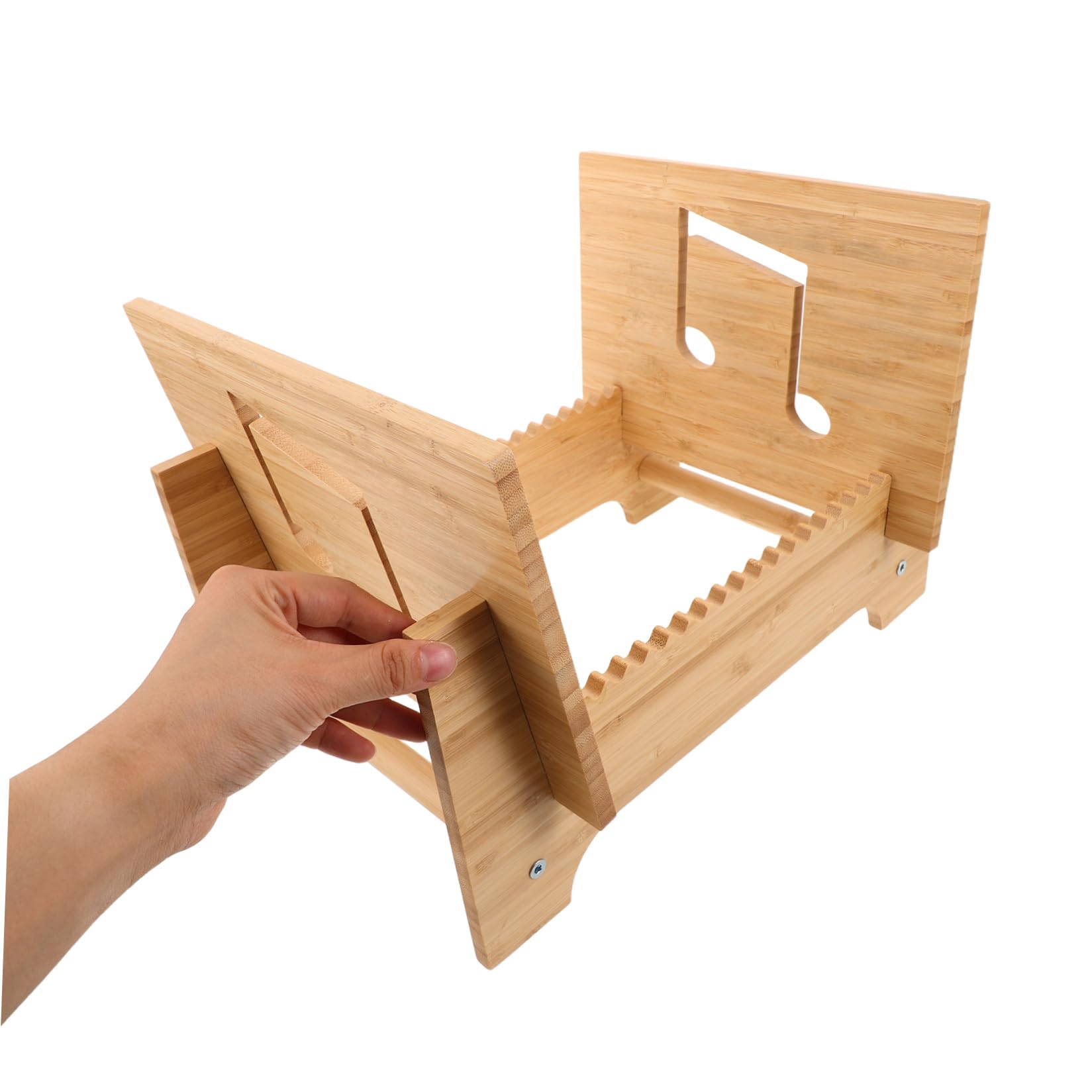 SHINEOFI Porta Dischi e Finitura Naturale per Vinili in Legno con Design Robusto Supporto per Organizzare e Conservare i Tuoi Vinili in Salotto
