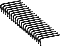 Vista 19 de Piutouyar Llave hexagonal de 0.079 pulgadas, llave Allen, 20 llaves en forma de L, repuesto de cabeza hexagonal hexagonal, llave hexagonal pequeña