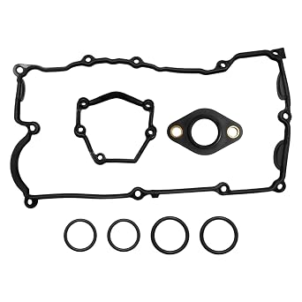 11120032224 Engine Valve Cover Gasket Set, Replacement for BMW X3 N46 N42 E46 E87 E90 120i 318i 320i, Replaces 11120028033 11377502022 11127509523 11377514007