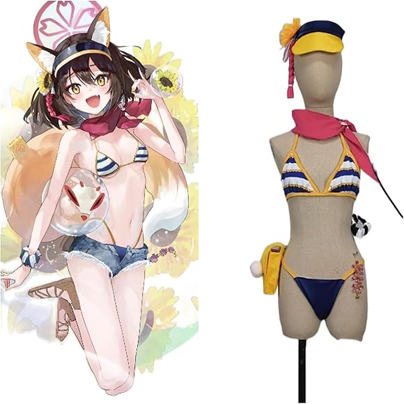 Amazon.co.jp: [JUNWEI] ブルーアーカイブ ブルアカ 久田イズナ水着 